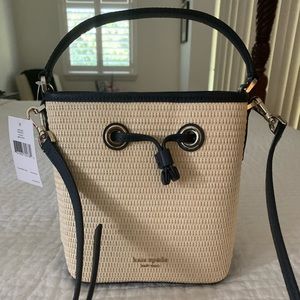 Kate Spade Eva Straw Bucket